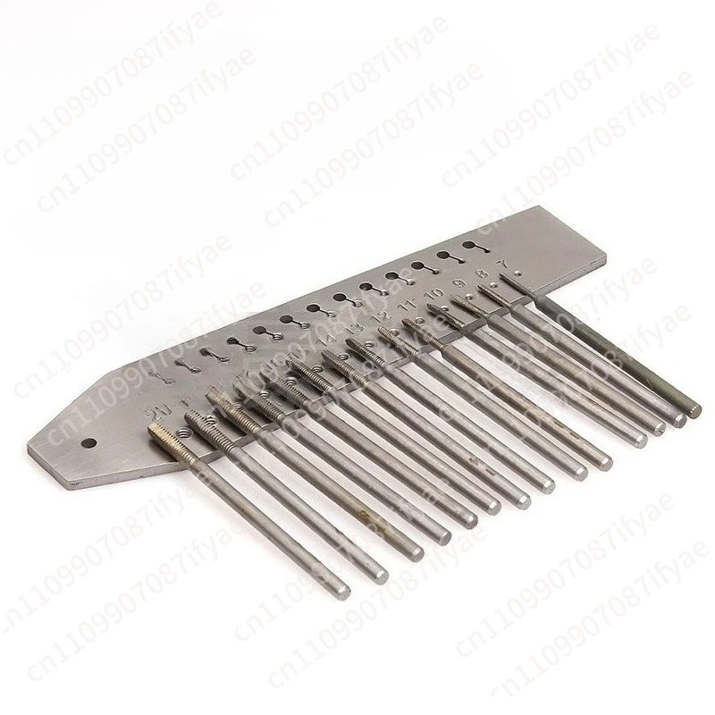 Watch Repair Tap & Die Kit - Precision Thread Restorer for Watch Plates, Screws & Movement Components