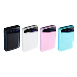 Battery Power Bank Case Multifunction Small Quick Charger 3 USB Portable for Phones Power Bank Outdoor Travel Accessories