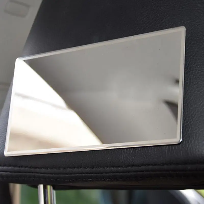 Stainless Steel Car Makeup Mirror HD Auto Sun Visor Mirror Universal Car Interior Styling Accessory For Vehicle Decoration