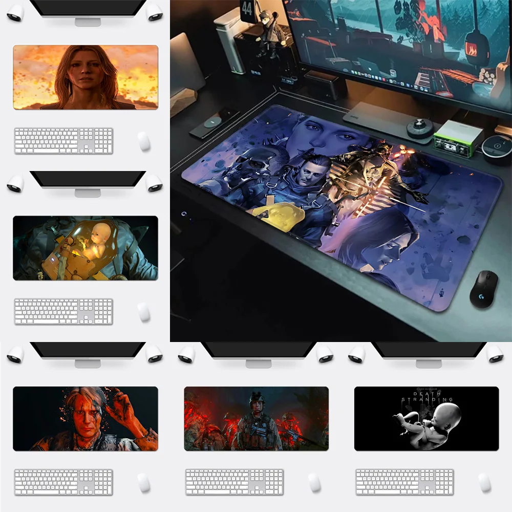 

Game Death Stranding Mousepad HD Printing Computer Gamers Locking Edge Non-slip Mouse Pad XXL90x40cm Keyboard PC Desk Pad