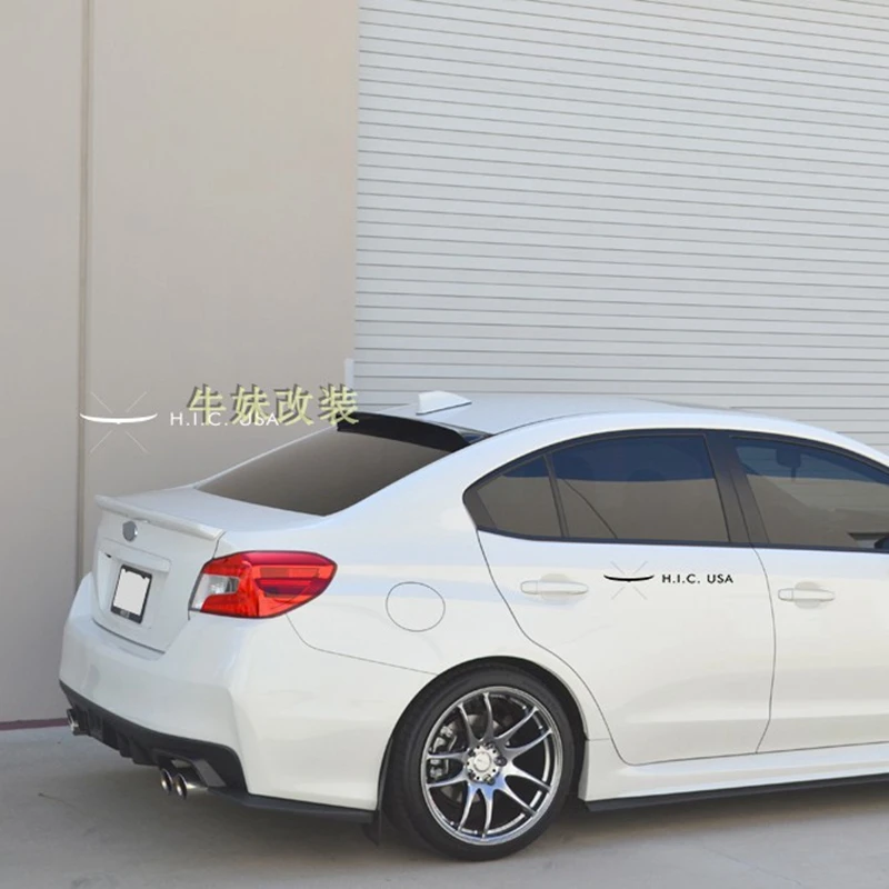 for Subaru Impreza WRX STI style roof spoiler PMMA material sun visor spoiler 22015-2018