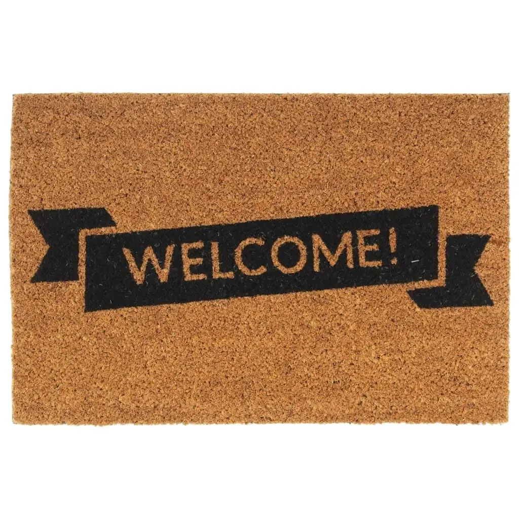 40x60 cm Tufted Coir Natural Door Mat - Durable & Eco-Friendly Entrance Rug