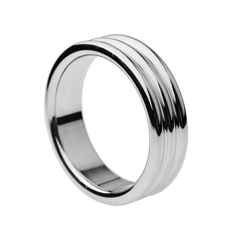 الفولاذ المقاوم للصدأ القضيب الدائري تأخير القذف Chudai لعبة الجنس للرجال عبودية الكبار لعبة خاتم الديك لتدريب الوزن الانتصاب