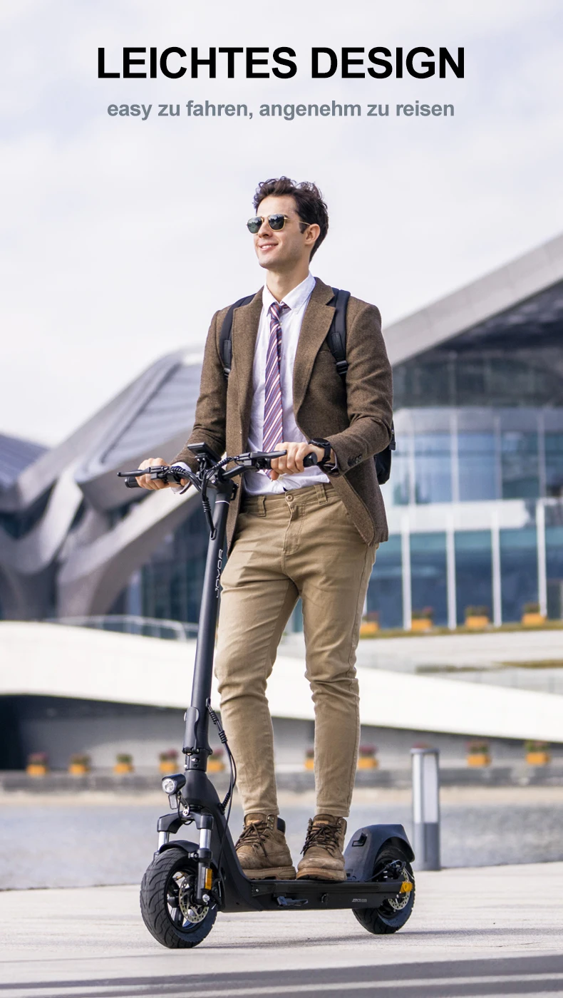 JOYOR C10E(ABE) Elektroroller für Erwachsene E-Scooter 48V10.4AH Akku 10'' Reifen Scheibenbremsen City E-Roller – Detail 3