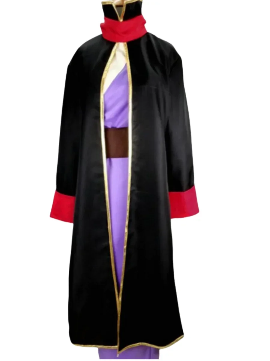 Anime Gintama Matsudaira Katakuriko Cosplay Costume Shinsengumi Black Cloak Uniform Full Set Man Woman Carnival Halloween Suit