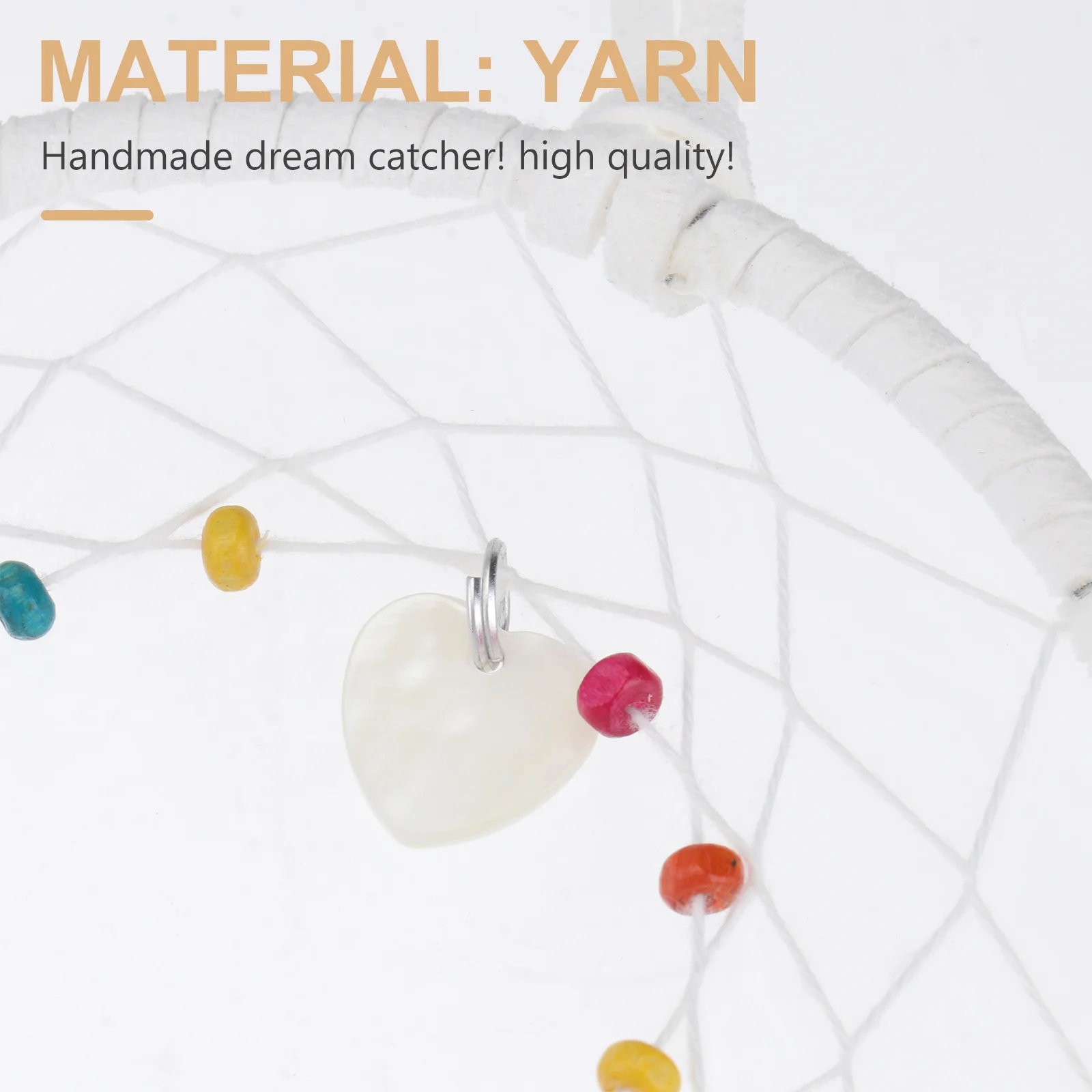 

Creative White Dream Catcher Handmade Wall Decor For Bedroom Party Wedding Ornament Decoration Pendant Spider Web Good