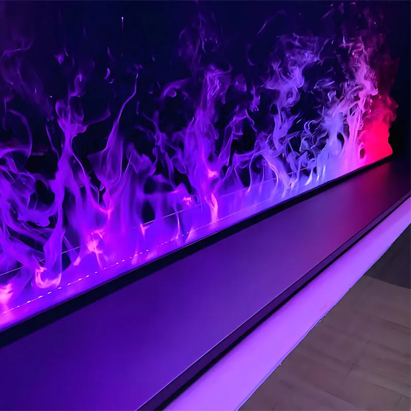 3D atomized water vapor electric fireplace, smart water vapor LED flame TV decoration, Customized humidifier fireplace