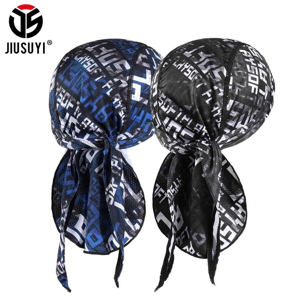 

Summer Breathable Cycling Cap Head Scarf Running Bandana Quick Drying Fishing Outdoor Beanies Helmet Liner Pirate Hat Men Women