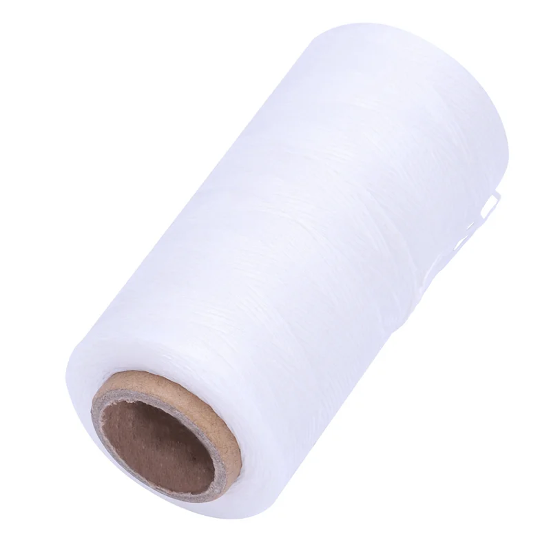 

RALCA-6X 260M 150D 1 мм кожаная швейная вощеная нить, шнур для ручной иглы, ремесло, сделай сам, новый цвет: белый