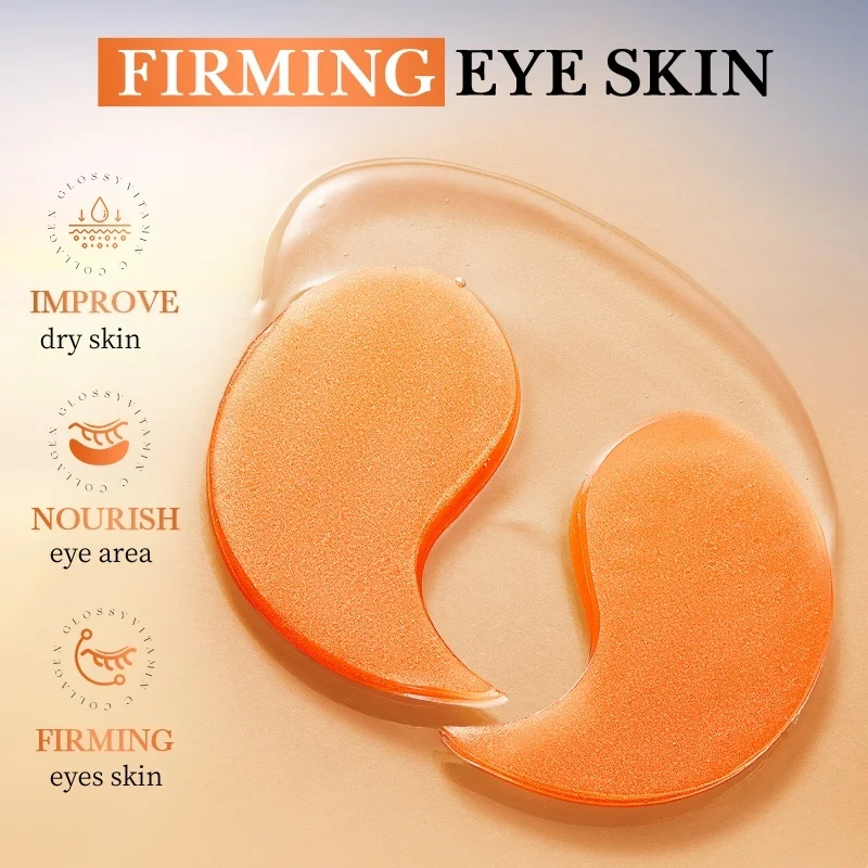 Vitamin C Eye Mask, Hydrating and Moisturizing, Nourishes the Skin Around the Eyes, Leaving Skin Hydrated and Plump; Radiates Youthful Radiance.