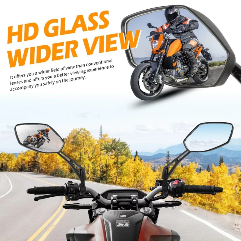 Motorcycle Rearview Mirror Side Mirrors Motorbike ATV Scooter Accessorie For MBK Booster 50CC Spirit Nitro 50C Stunt Accessories