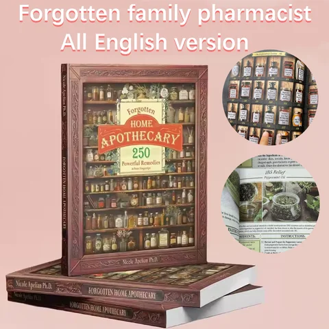 허브 치료법 책 잊혀진 가정 약종상 가정 의사 매일 건강을 위해 250가지 종이의 강력한 치료법