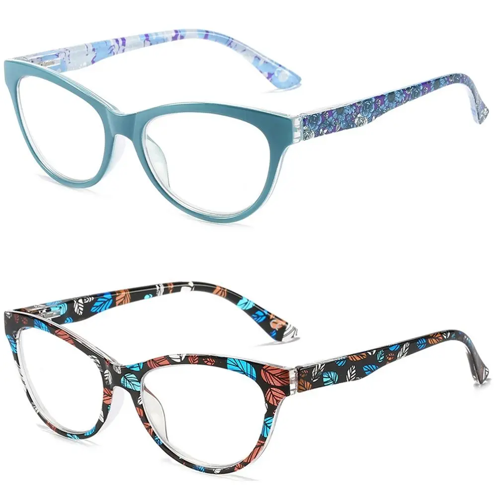 Fashion Elegant Portable Vintage Anti-Blue Light Ultra Light Frame Eyeglasses Reading Glasses