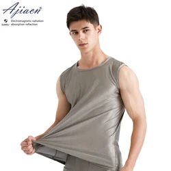Genuine Electromagnetic radiation protective 100% silver fiber knitted fabric underwear EMF shielding undershirt or underpants