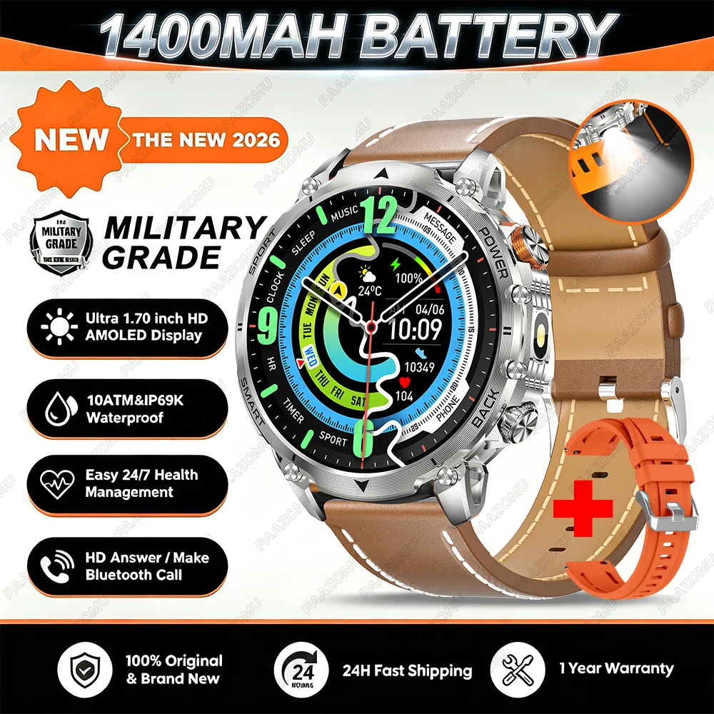 Men's Smart Watch with Long Battery Life