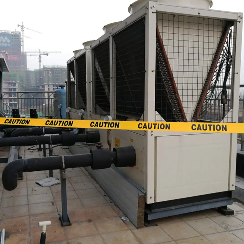 

Желтая сигнальная лента в рулоне, всепогодная, из полиэтилена, высокопрочная, для строительных работ, дорожных работ, вечеринок на Хэллоуин