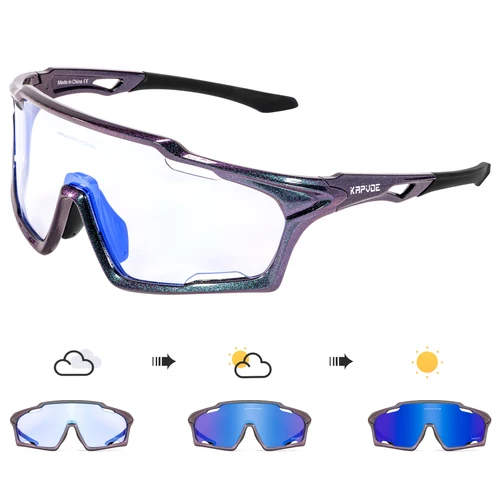 Kapvoe gafas de sol para hombre gafas de ciclismo MTB montar patinaje UV400 gafas de pesca polarizadas mujer bicicleta béisbol 2025