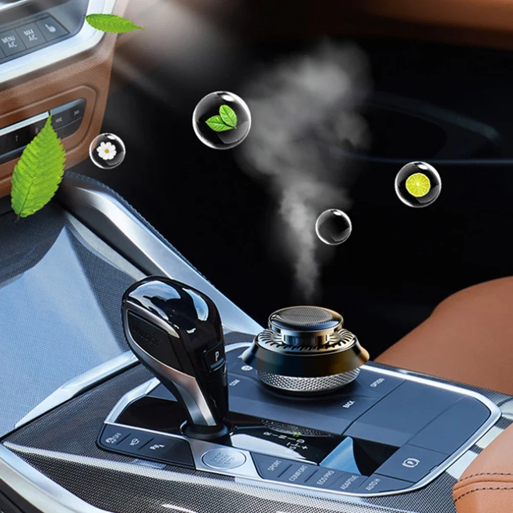 Solar Car Perfume Fragrance Long Lasting Rotating Car Aromatherapy Car Essential Oils Diffusers Deodorizing Automobiles Parts