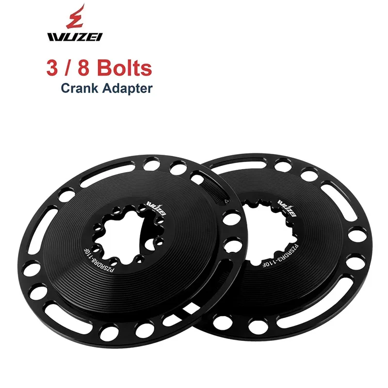 WUZEI 110BCD 4/5 Arme 3/8 Bolzen Direktmontage-Konverter MTB-Adapter Rennrad-Kettenblatt-Konverter Fahrradzubehör