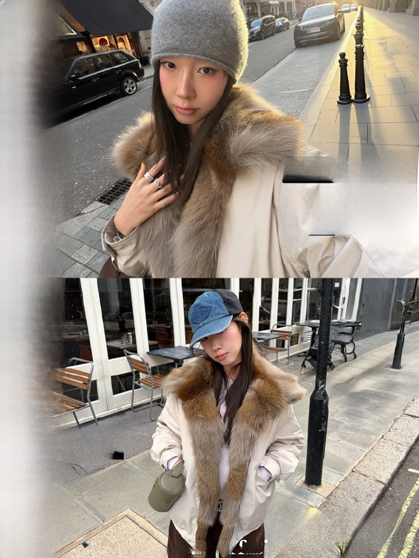 

Эксклюзивная женская пуховая парка Ranwear Nordic Morning Fog 90 White с воротником из волчьего меха, устойчивая к разрывам, для повседневной носки