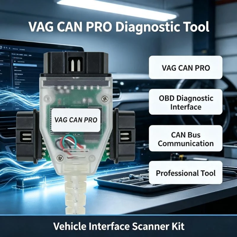 Vag Can Pro Vcp Scanner Transmits Stable Kline Uds Signals For Multi Brand Vehicle Module Detection And Resetting