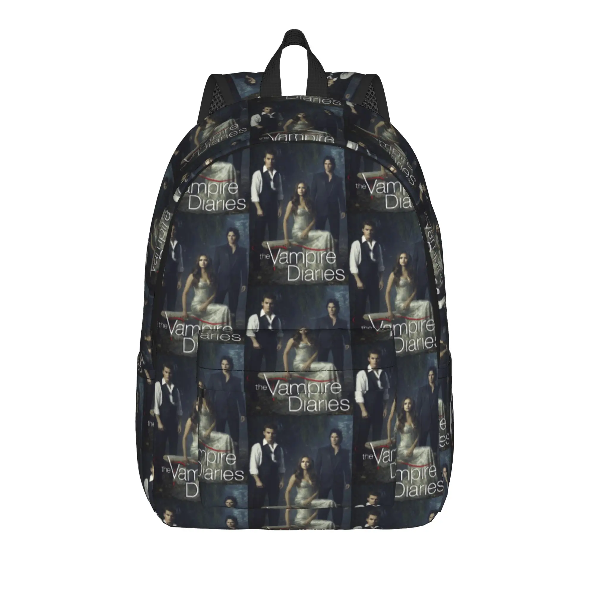 The Vampire Diaries Resuable Movie Backpack Damon Salvatore Fun Backpacks Student Camping Soft School Bags Design Rucksack