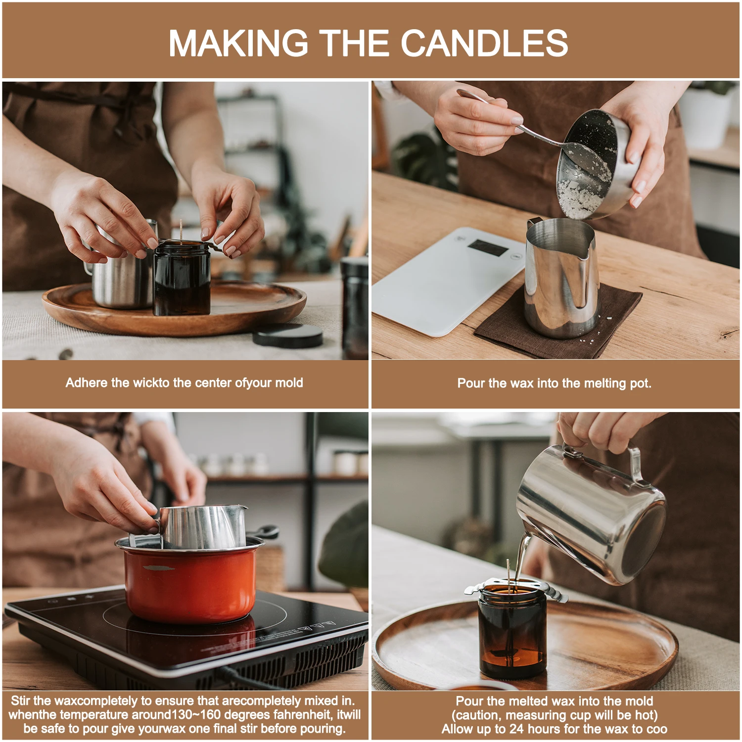 1 lb Soy Wax Flakes, DIY Handmade Raw Materials, High-Quality Natural Soy Wax Wax, Mild and Non-Irritating, Suitable for Learning and Making Candles