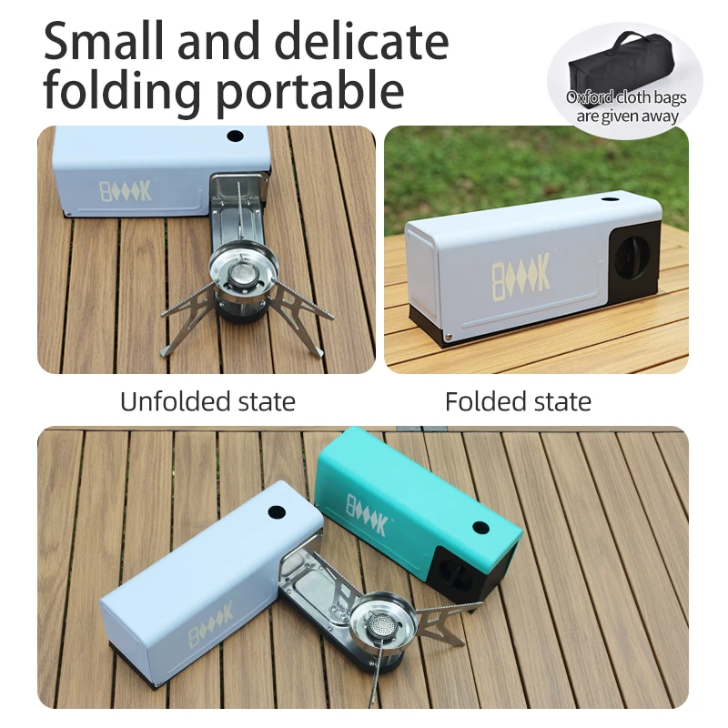 

BRS Folding card stove fierce fire stove windproof and portable outdoor camping hot pot accessories2026