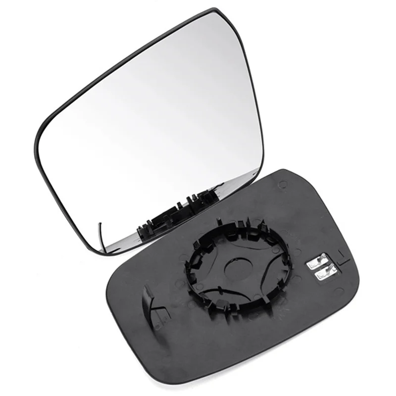 Abhy-espelho retrovisor do carro asa elétrica porta aquecida espelho retrovisor de vidro para nissan navara d40 2005-2015 peças acessórios