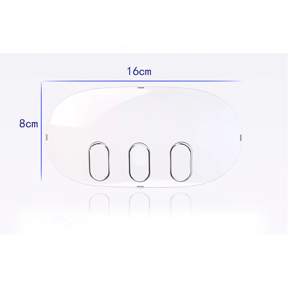 غطاء أمامي شفاف لـ VR ، غلاف مضاد للصدمات ، ملحقات نظارات الواقع الافتراضي ، حافظة واقية لـ Meta Quest 3 VR