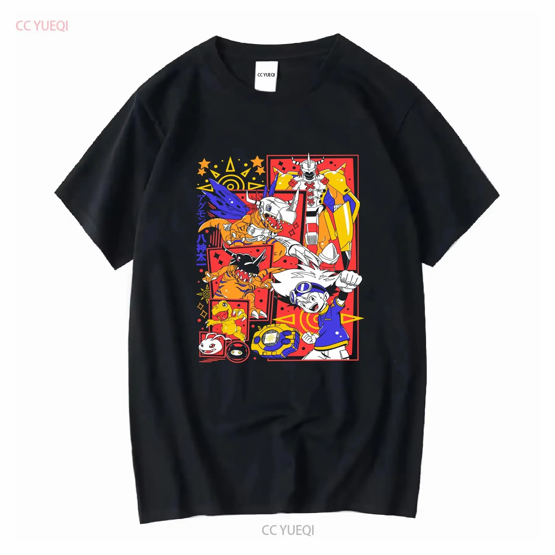 Agumon Adventure T shirt Veemon Digimon All Size YI3129 long or short sleeves vintage Washed Stretched Slightly Breathable Soft