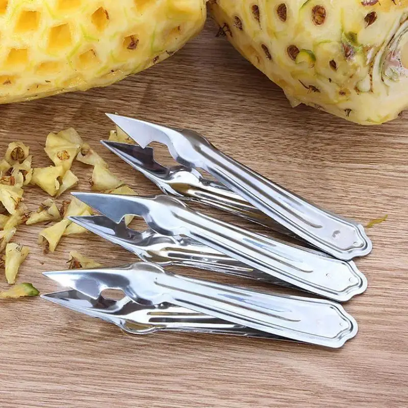 ~Stainless Steel Pineapple Eye Remover With  Tip Durable Design For Home Kitchen Fruit Prep Daily Use