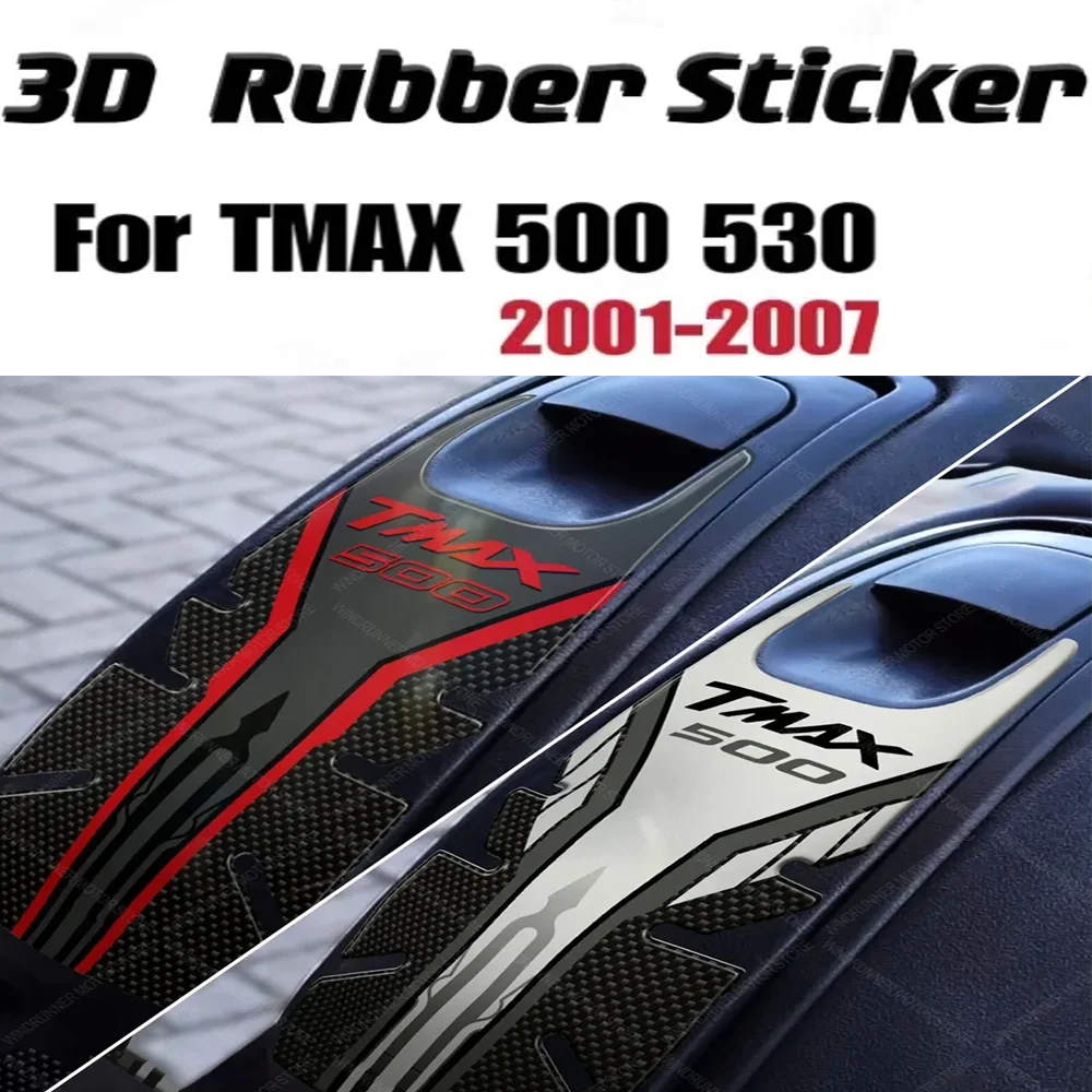 

For TMAX 500 T-MAX 2001 - 2007 Motorcycle Accessories Waterproof Protective Sticker Tank Pad Sticker 3D Epoxy Protective Sticker