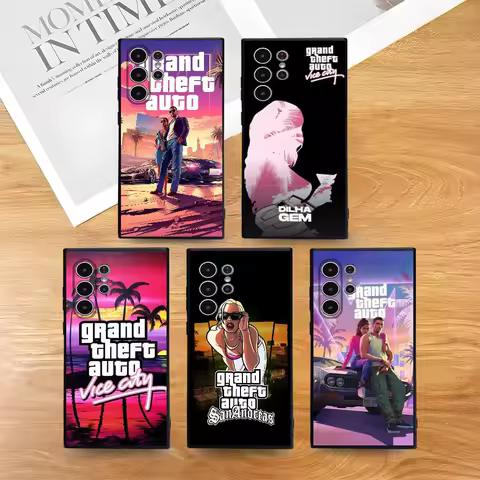 Game G-GTA 6 V-Vice City Phone Case for Samsung S series s20 s21 s22 s23 s24 FE Plus Ultra TPU Soft to Skin-friendly case