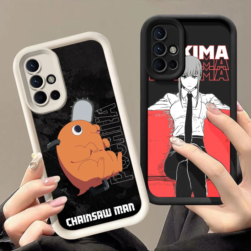 Chainsaw-Man Anime Sky Eye Stairs Soft Silicone Phone Case For Samsung Galaxy S20 S21 S23 S24 FE S22 S25 Plus Ultra