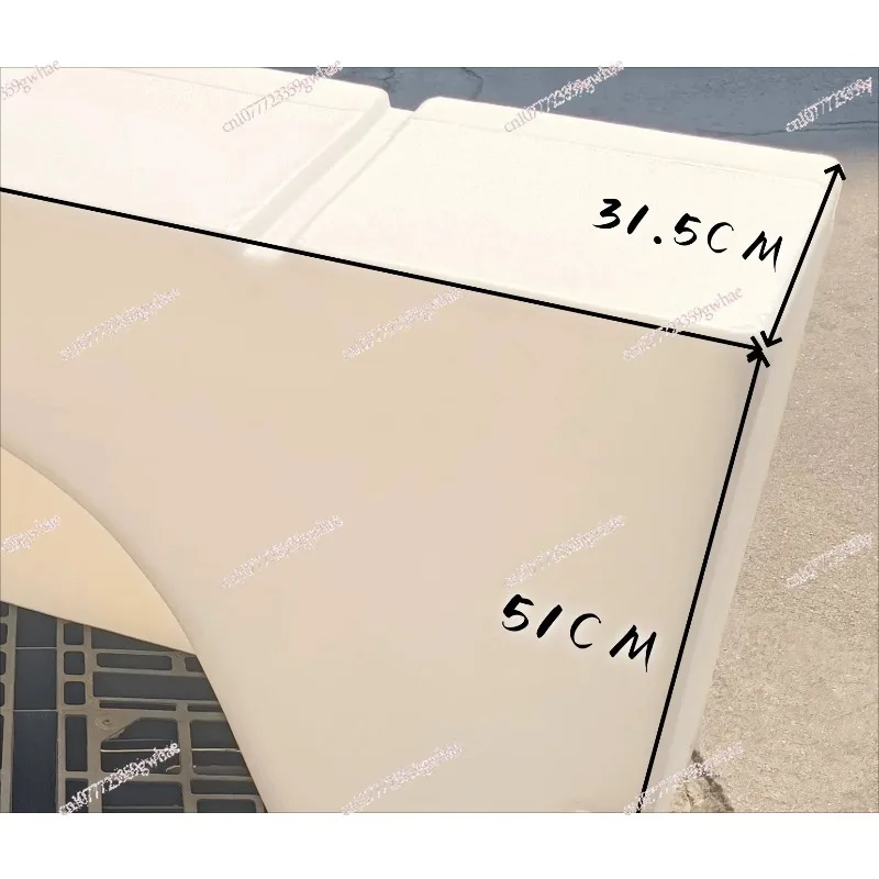 PE Food Grade Modified Water Tank Rectangle Special Shape Plastic Cooling Tank for Car Wheel Hub
