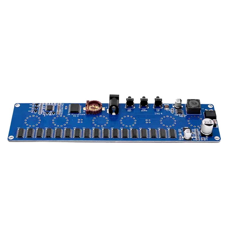 Micro-USB 12V ชุด DIY อิเล็กทรอนิกส์ IN14 Nixie Tube ดิจิตอล LED นาฬิกาของขวัญ Circuit Board ชุด PCBA ไม่มีหลอด