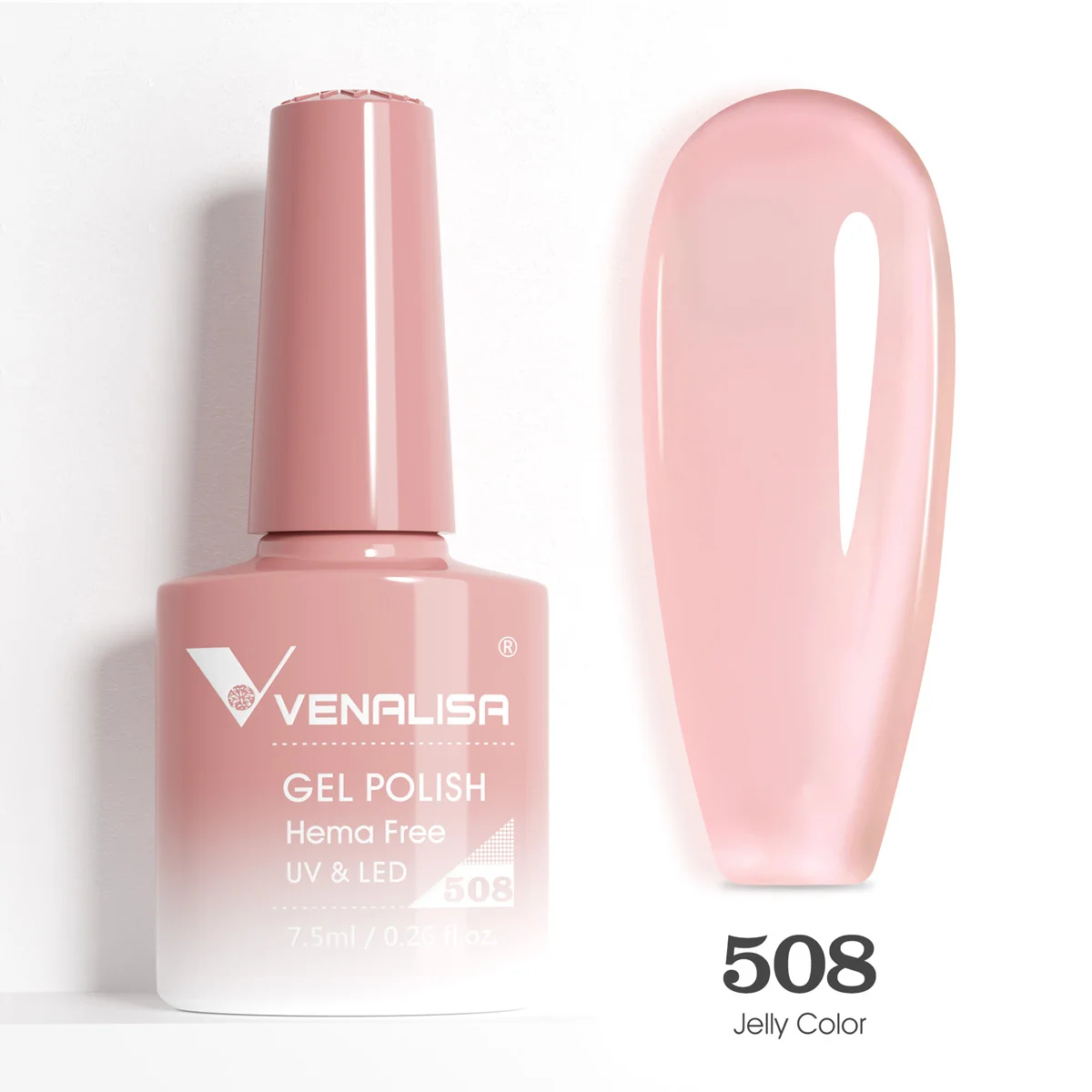 VENALISA 7,5 ml Nagelgelpoliermittel VIP5 HEMA Free Semi Permanent Soak Off UV LED Nagelgel Lack Vollständige Abdeckung Nagelgel Lack
