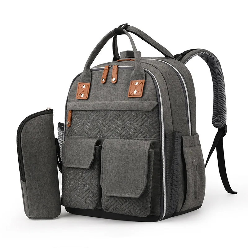 Multifunctional Diaper Bag Mommy Bag Large Capacity Backpack Dry and Wet Separation Multiple Compartments Mother and Baby Bag