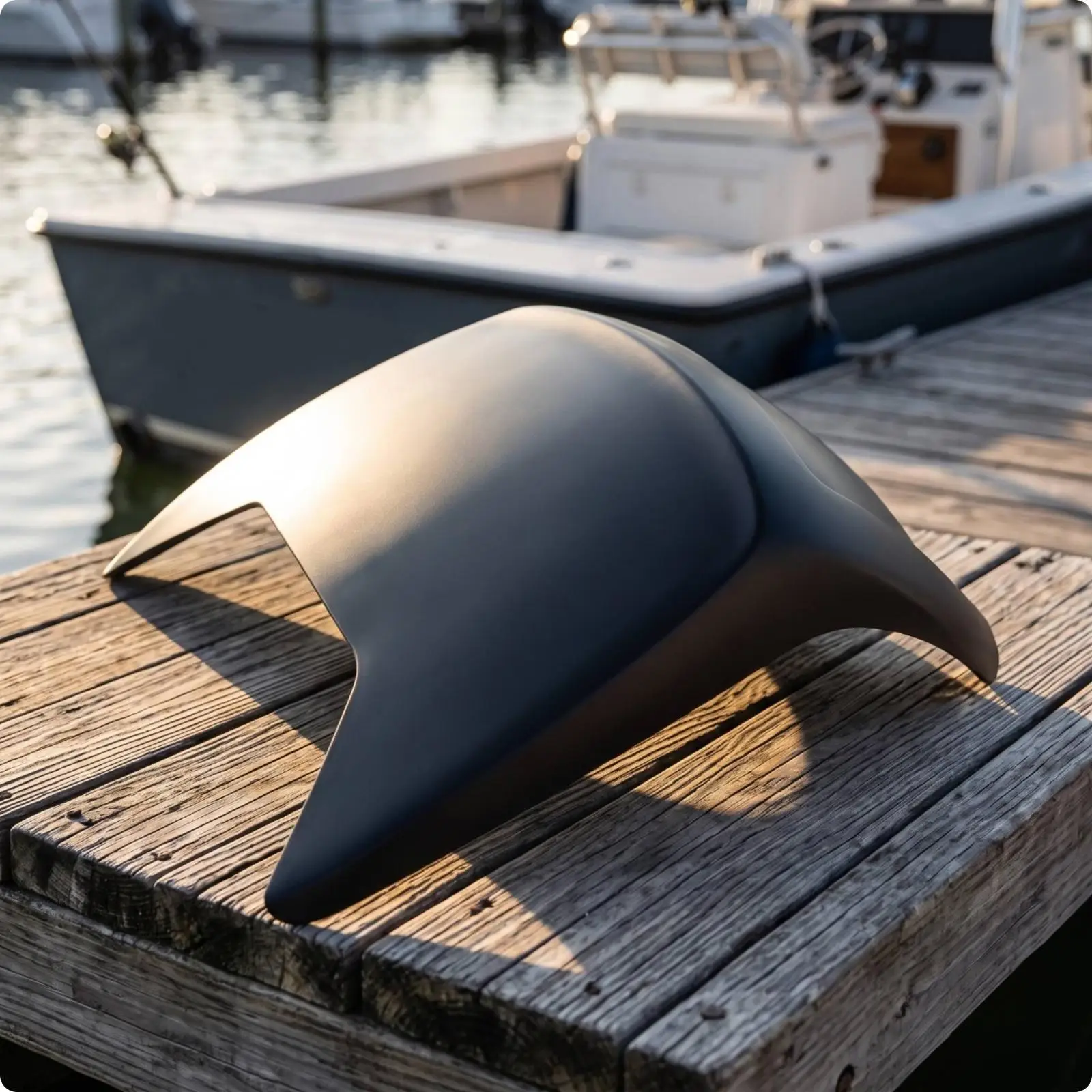 Black Molded Engine Cowling Cover for Mercury 40-60hp Outboard Boat Motor Upper Shroud Protector