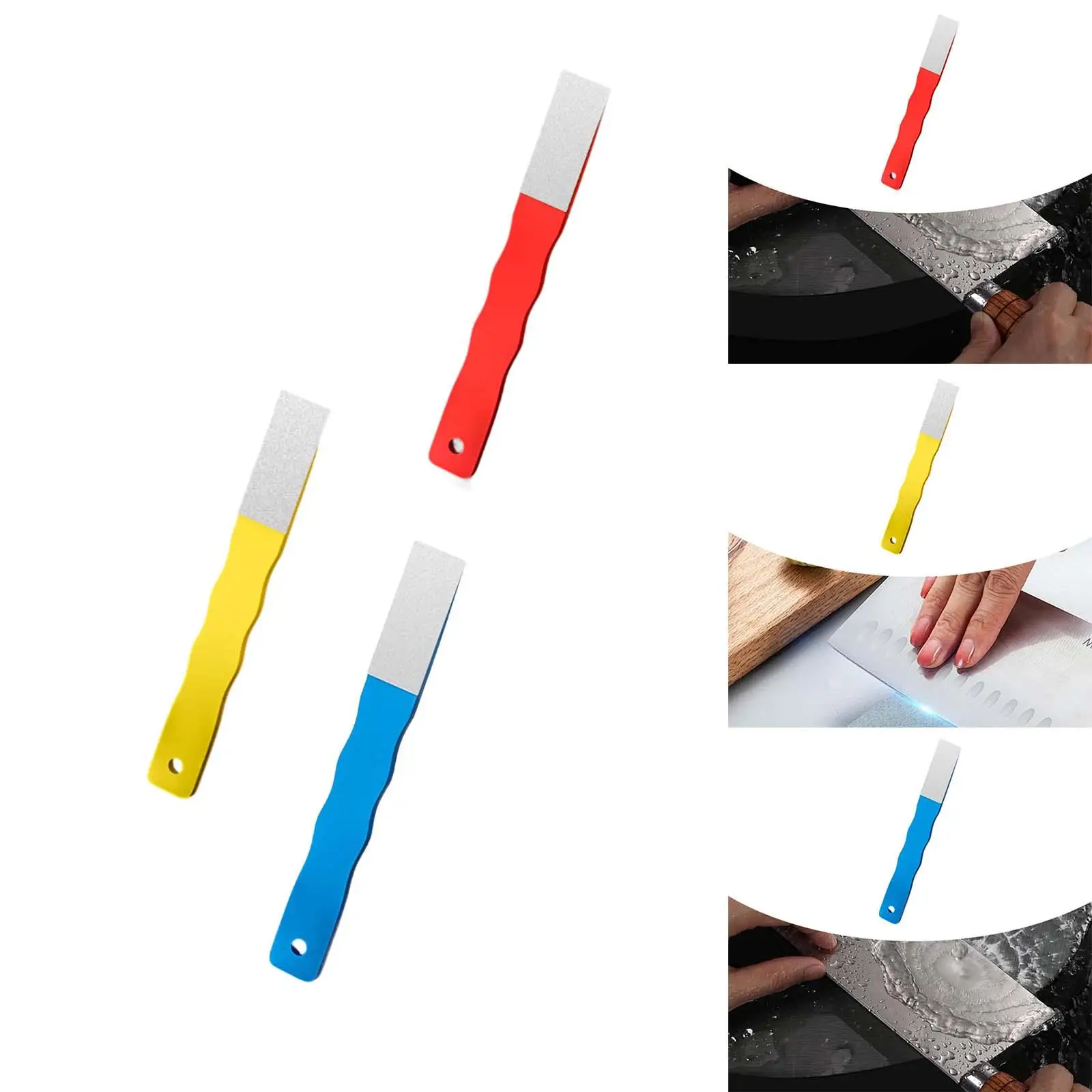 Knife Sharpener Mini Hone Household Edge Opening Tool Professional 220 Grits for Drills Hunting Farm Tools Hatchet Axe view 3