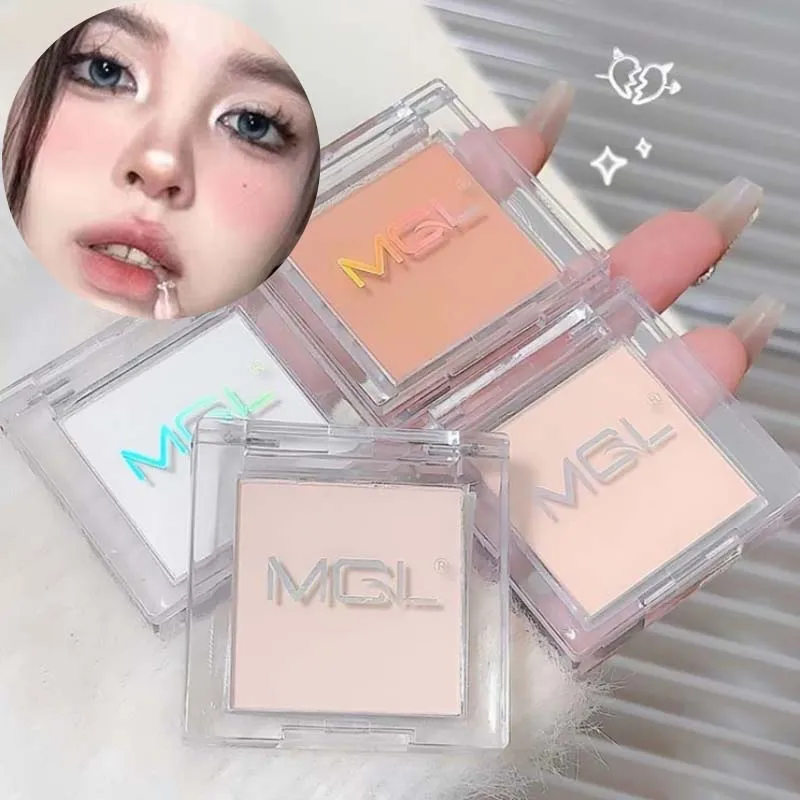 Matte Highlighter Powder Eyeshadow Palette White Long Lasting Natural 3D Highgloss Eyeshadow Face Brightening Eye Makeup Palette