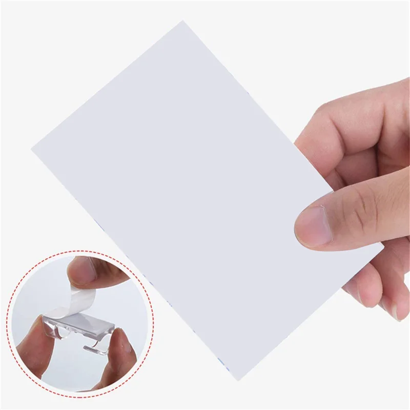 AB41-300PCS Cable Clips Cable Tidy Wire Holder With Strong Self Adhesive Pads Plastic Cord Management Organiser Transparent