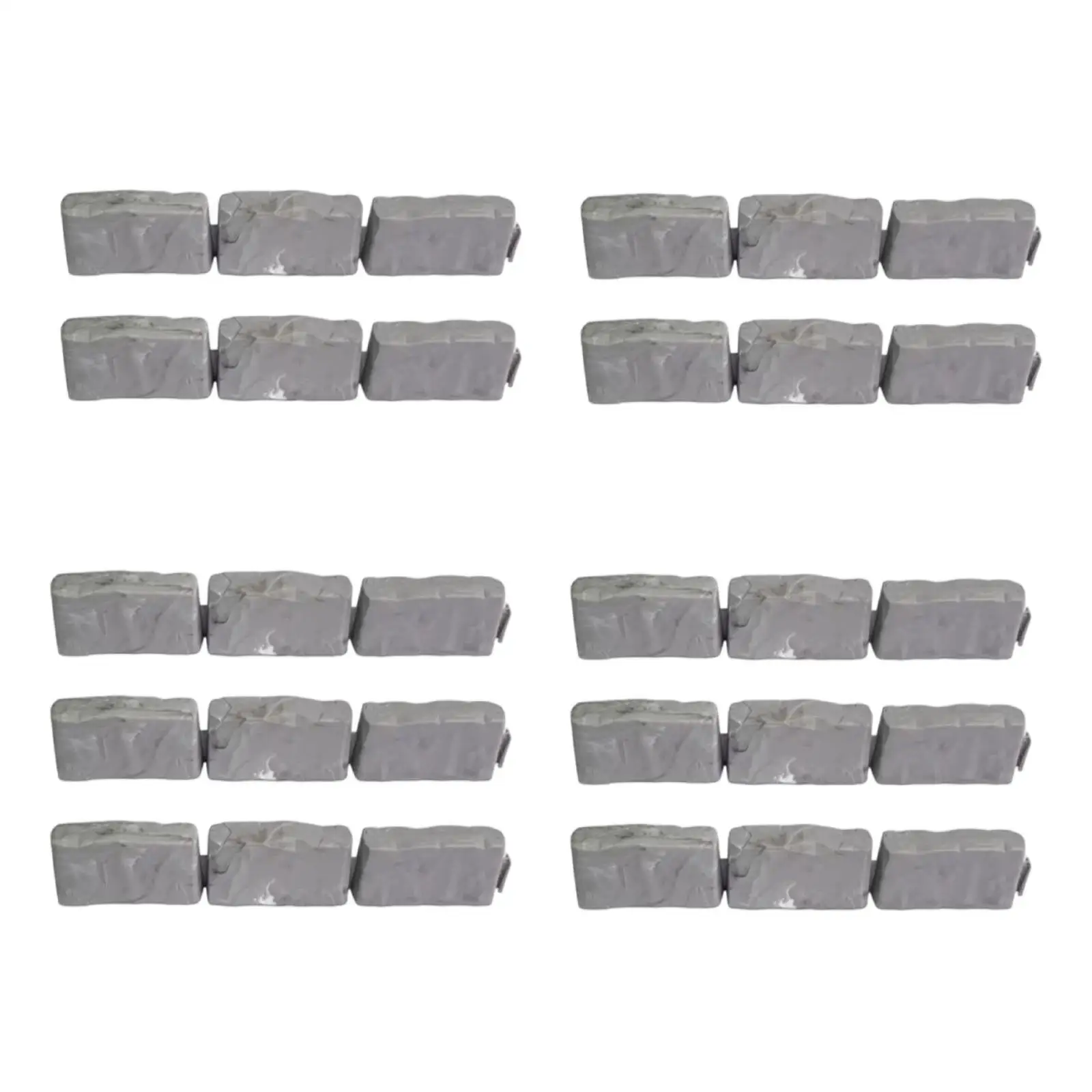 10x Landscape Garden Border Replace Gifts Easy Installation Pathways Accessory