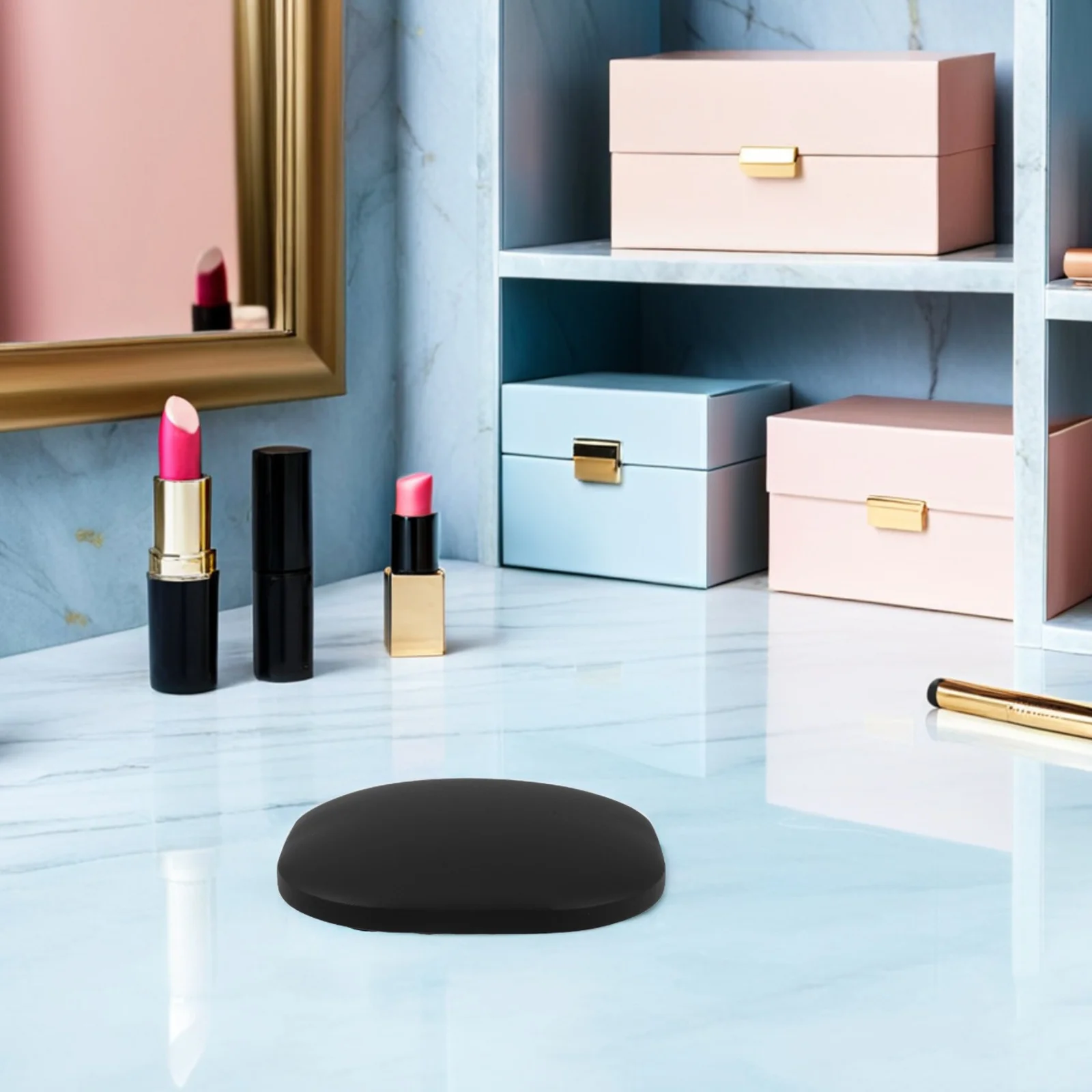 

Nail Tech Elbow Rest Soft Elbow Pad Black 6.29x6.29x0.98 Desk Nail Art Hand Cushion Manicure Armrest Pillow Arm Rest Cushion