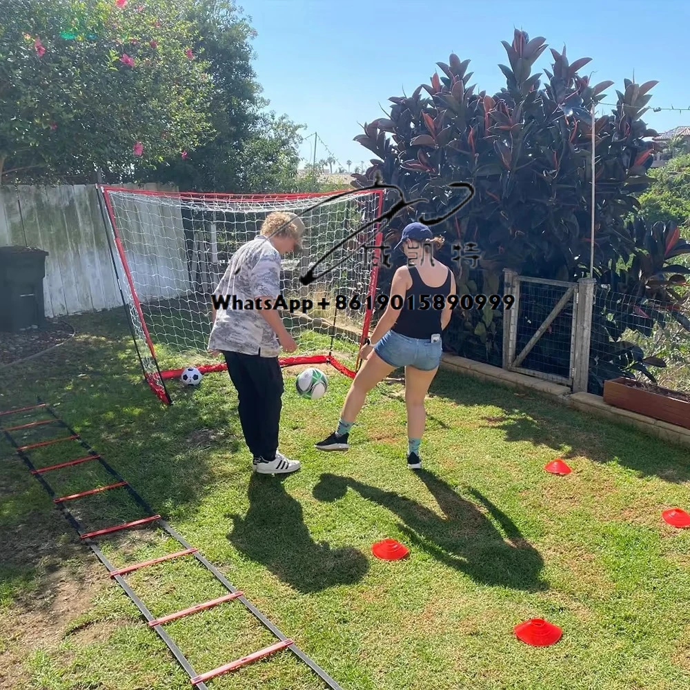 

SeeMore 2.4*1.2m High Quality Portable Soccer Goal Easy Folding Pop-up Football Goal for Training Durable Practice Equipment