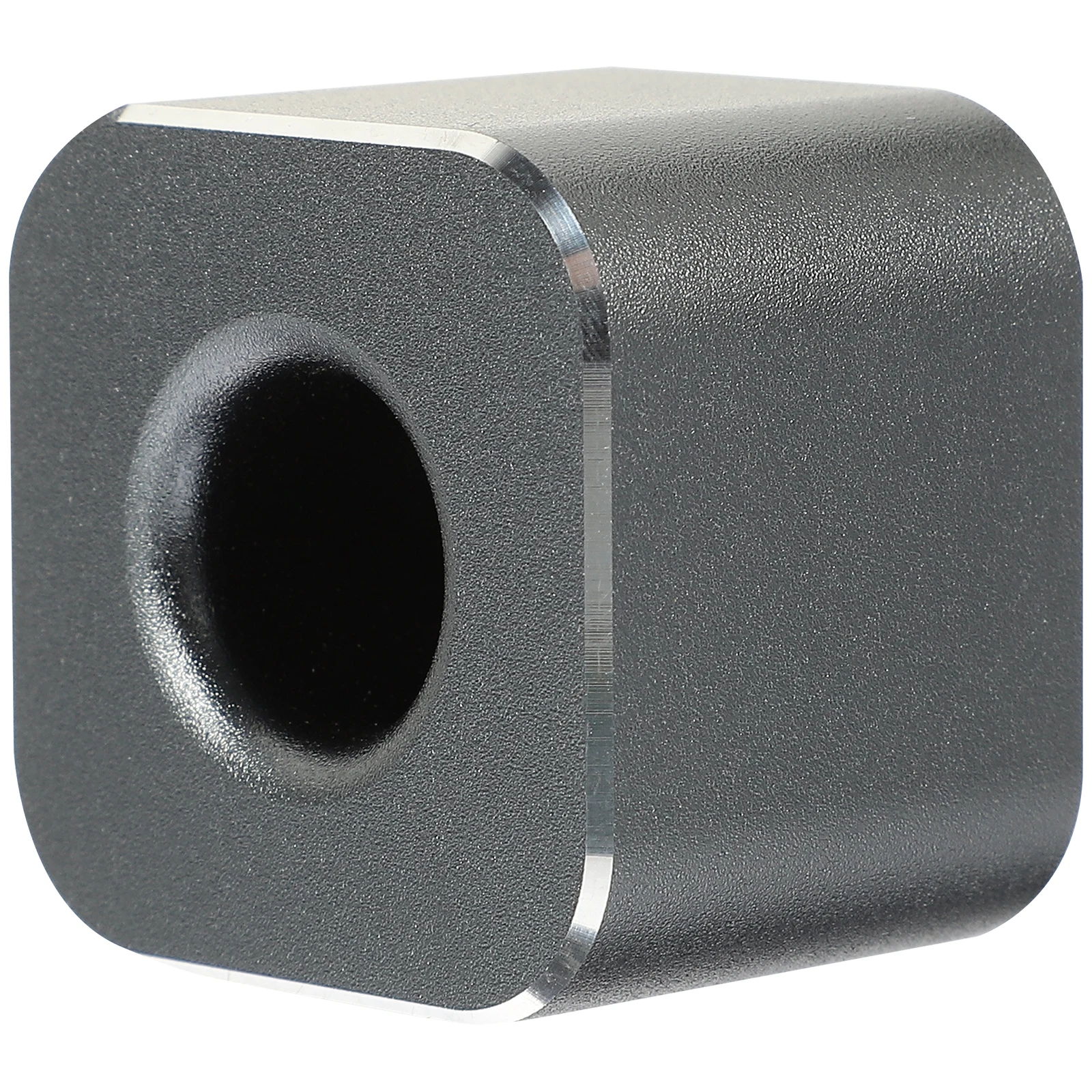 

Square Round Hole Pen Holder Cube Single Metal Stand For Office Desk Ink Quill Pen Storage Base Desktop Organizer