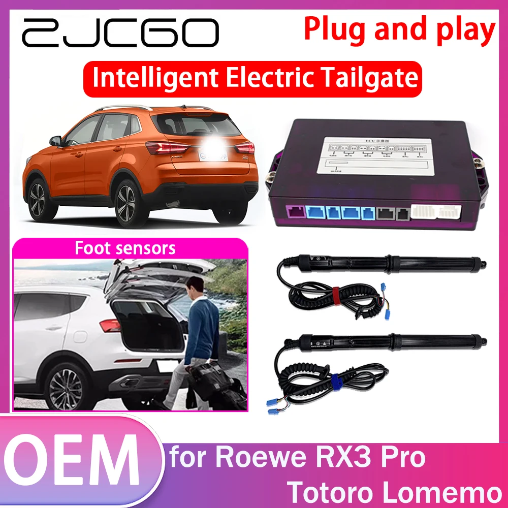 

ZJCGO Electric Tailgate Lift Drive Trunk Opening Tail Gate Lift Soft Close for Roewe RX3 Pro Totoro Lomemo 2017~2024