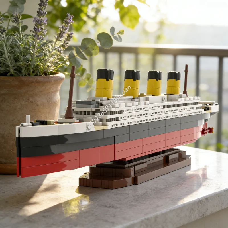 1136pcs MOC Titanic 1 Scale Icons Model Building Toy Festival Gifts Blocks Architecture Assemble DIY Education Idea Creative