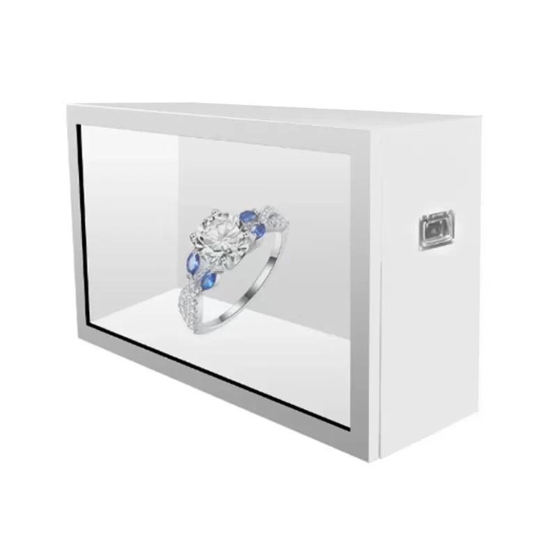 Transparent LCD Touch Screen Android Or Window 32 Inch Lcd Video Advertising Display Box Touch Screen And Display Cabinet